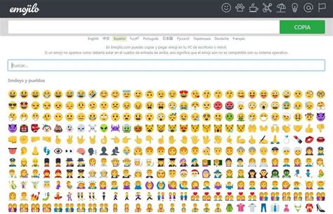 lista emoji para copiar.